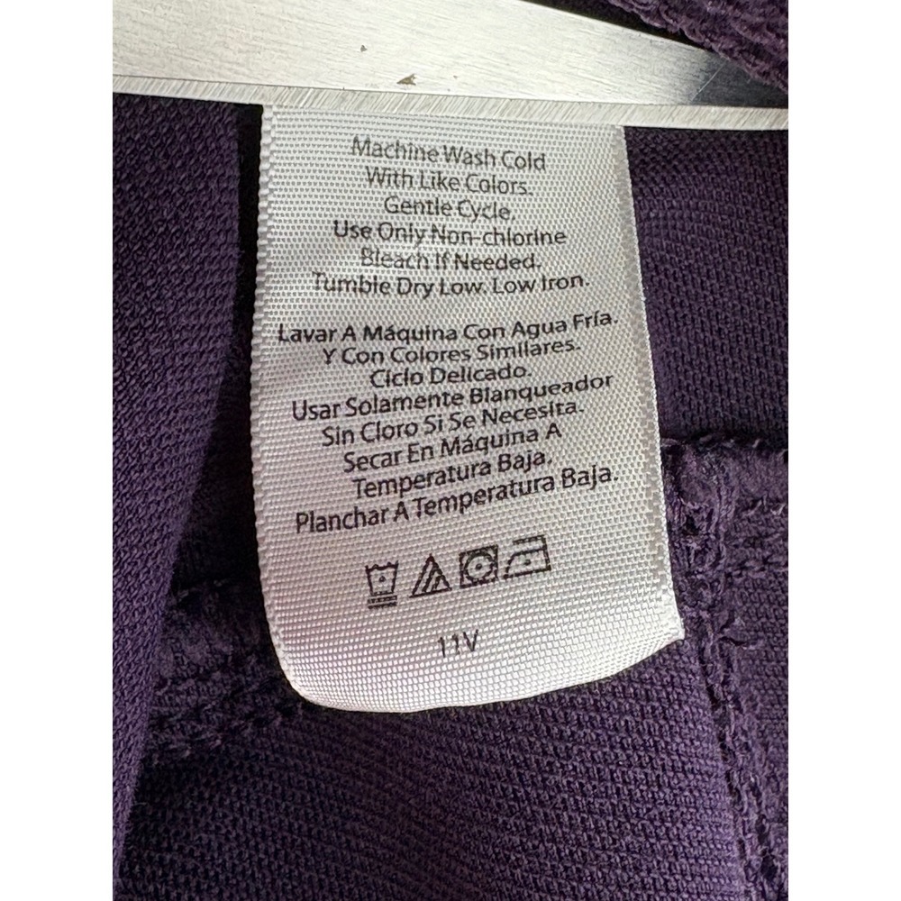 Time‎ and Tru Jeggings Purple Faux Front Pockets Skinny Stretch XL 16-18 - Picture 7 of 7
